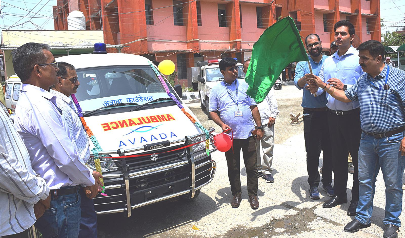 Avaada Foundation lightens up lives by uplifting healthcare infrastructure in J&K’s Kathua District by donating Two ambulances